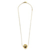 Ashley Gold Stainless Steel Gold Plated Chunky Ball Design Necklace