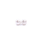 Ashley Gold Sterling Silver Pearl Stud Earrings