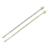 Ashley Gold Sterling Silver 4.00CTW CZ Tennis Bracelet