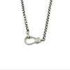 Ashley Gold Stainless Steel Open Link CZ Clasp Design Necklace