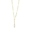 Ashley Gold Sterling Silver Gold Plated 24" Lariat Necklace