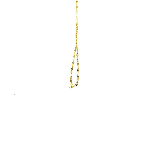 Ashley Gold Sterling Silver Gold Plated Twisted Design Hand Chain