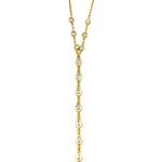 Ashley Gold Sterling Silver Gold Plated Round And Marquise CZ Hand Chain