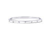 Ashley Gold Stainless Steel CZ Set Design Bangle Bracelet