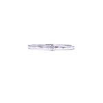 Ashley Gold Sterling Silver Single CZ Band Ring