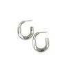 Ashley Gold Stainless Steel Open Hoop Shape Design Earrings