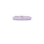 Ashley Gold Sterling Silver Plated Eternity CZ Encrusted Band Ring