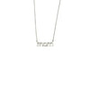 Ashley Gold Sterling Silver CZ "MOM" Pendant Necklace