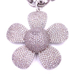 Ashley Gold Stainless Steel Attached CZ Large Flower