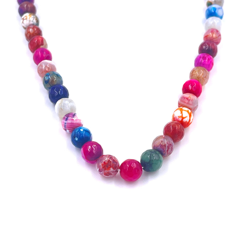 Ashley Gold Semi Precious Beaded Necklace