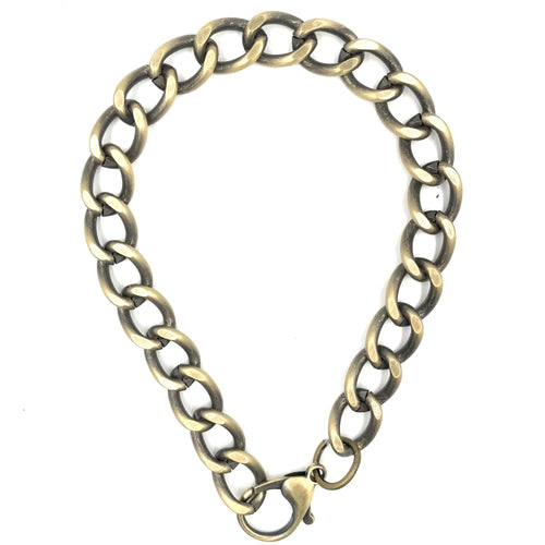 Ashley Gold Antique Brass Choker Necklace