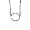 Ashley Gold Stainless Steel Large Open Circle Necklace