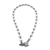 Ashley Gold Stainless Steel Freshwater Pearl Toggle Closure with Butterfly