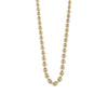 Ashley Gold Sterling Silver Gold Plated Cap Puff Necklace