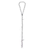 Ashley Gold Stainless Steel Pearl Lariat Necklace