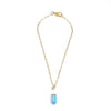 Ashley Gold Stainless Steel Gold Plated Chill Pill Necklace