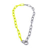 Ashley Gold Stainless Steel Neon Two Tone Necklace