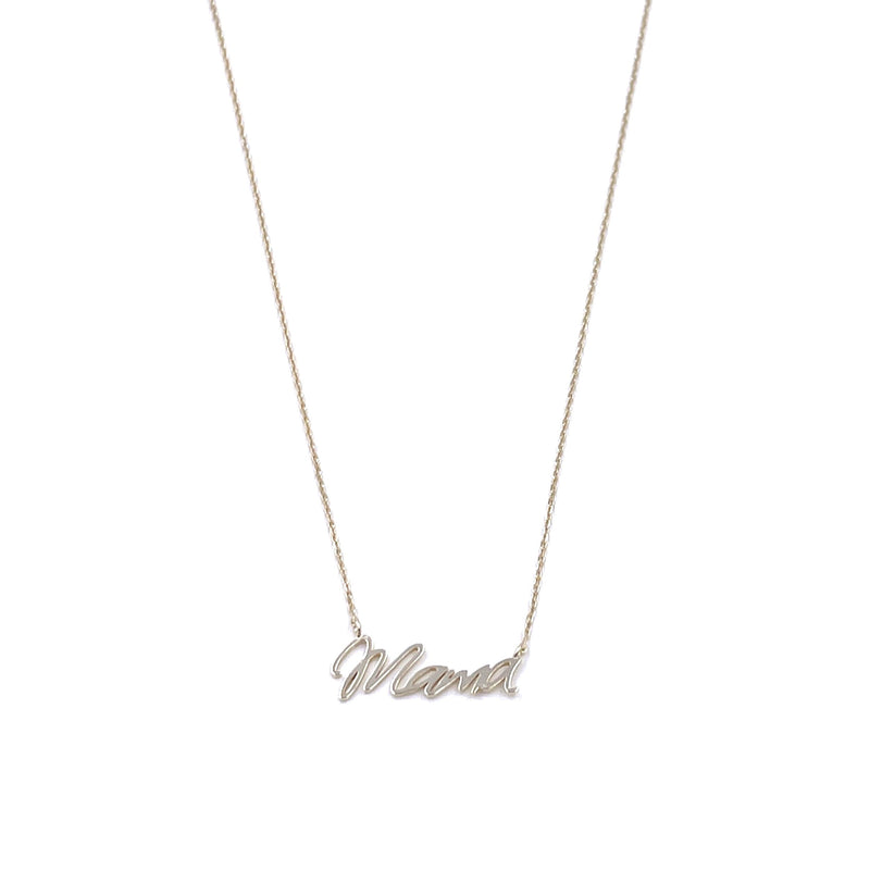 Ashley Gold Sterling Silver Gold Plated "MAMA" Necklace
