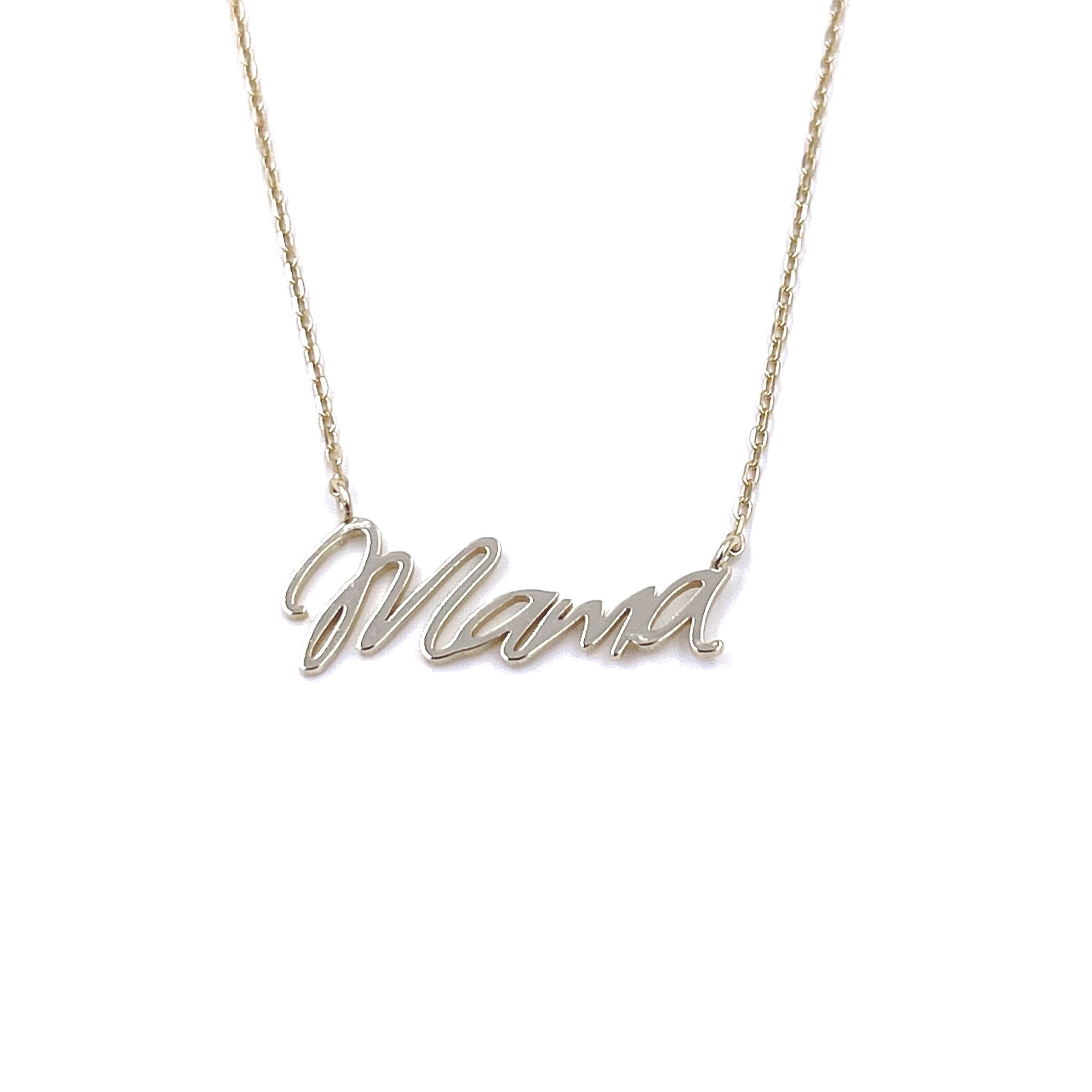 Petite Mom Necklace 14K Yellow Gold 17 Length | Jared