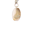 Ashley Gold Stainless Steel Gold Plated CZ Lobster Clasp With Semi Precious Large Light Pendant