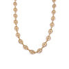 Ashley Gold Stainless Steel Gold Plated Cap Necklace